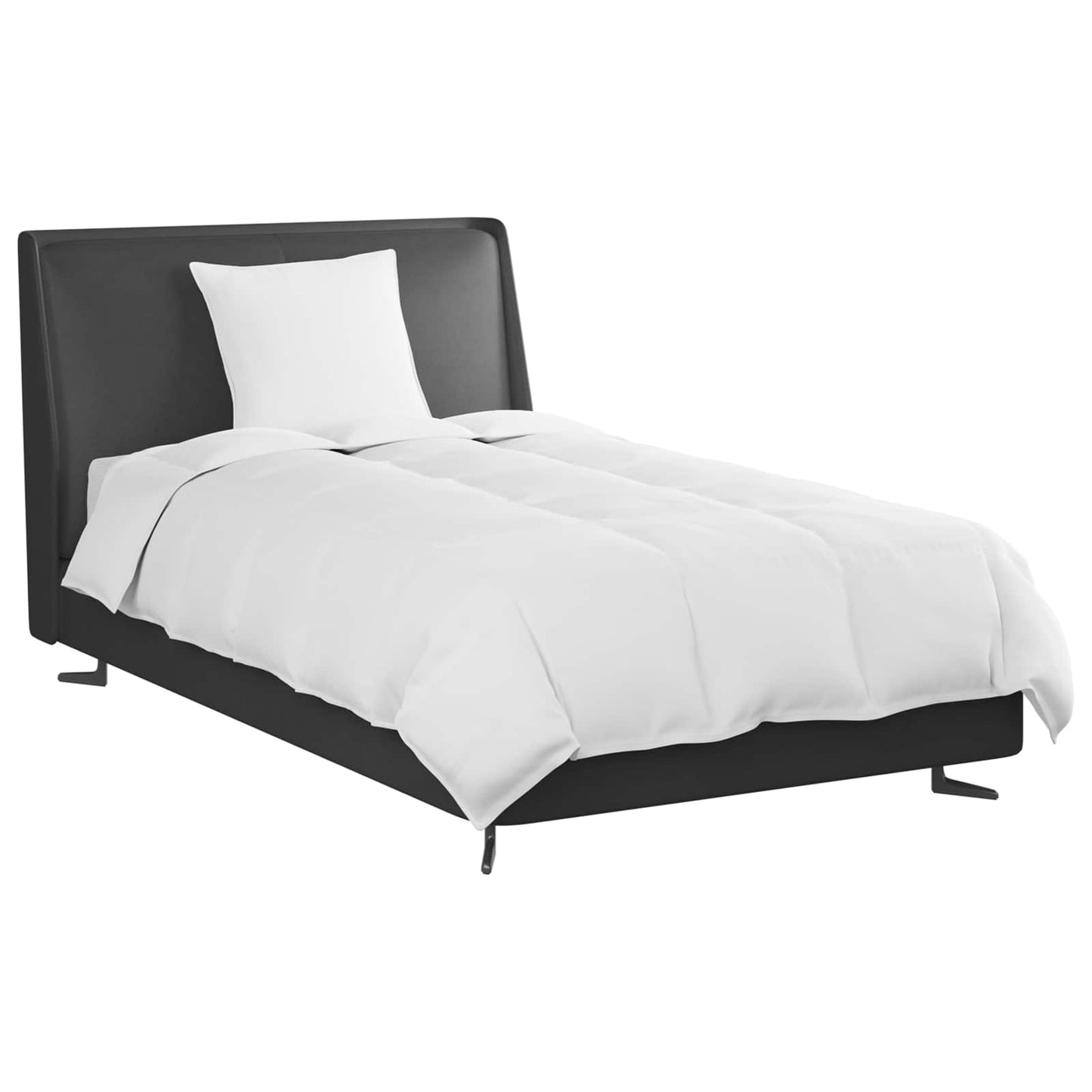 Duvet Invernale con cuscino 2 pcs Bianco Piuma d'anatra | homemem39