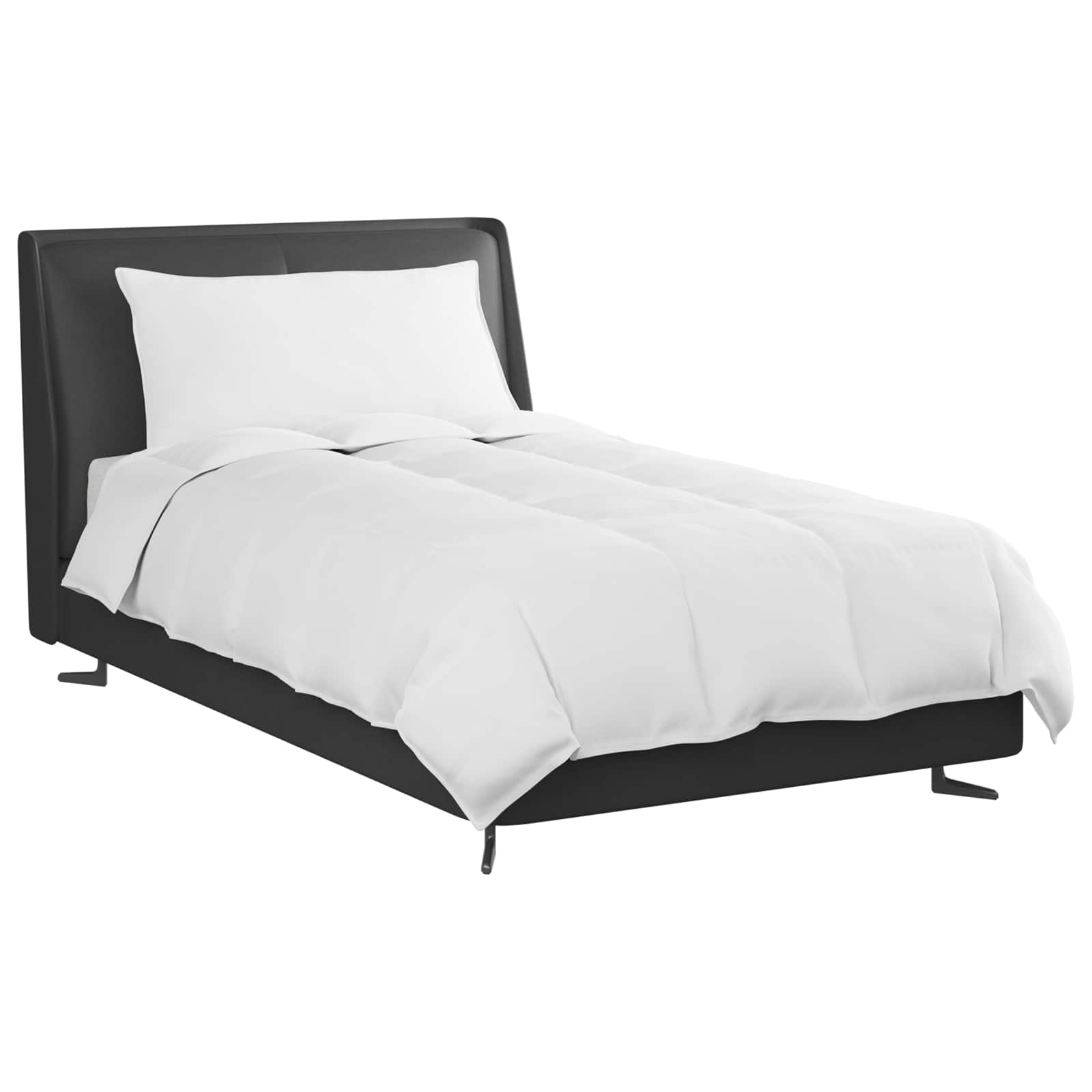 Duvet Invernale con cuscino 2 pcs Bianco Piuma d'anatra | homemem39