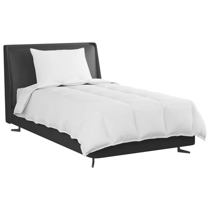 Duvet 2-in-1 con cuscino 2 pcs Bianco Piuma d'anatra | homemem39
