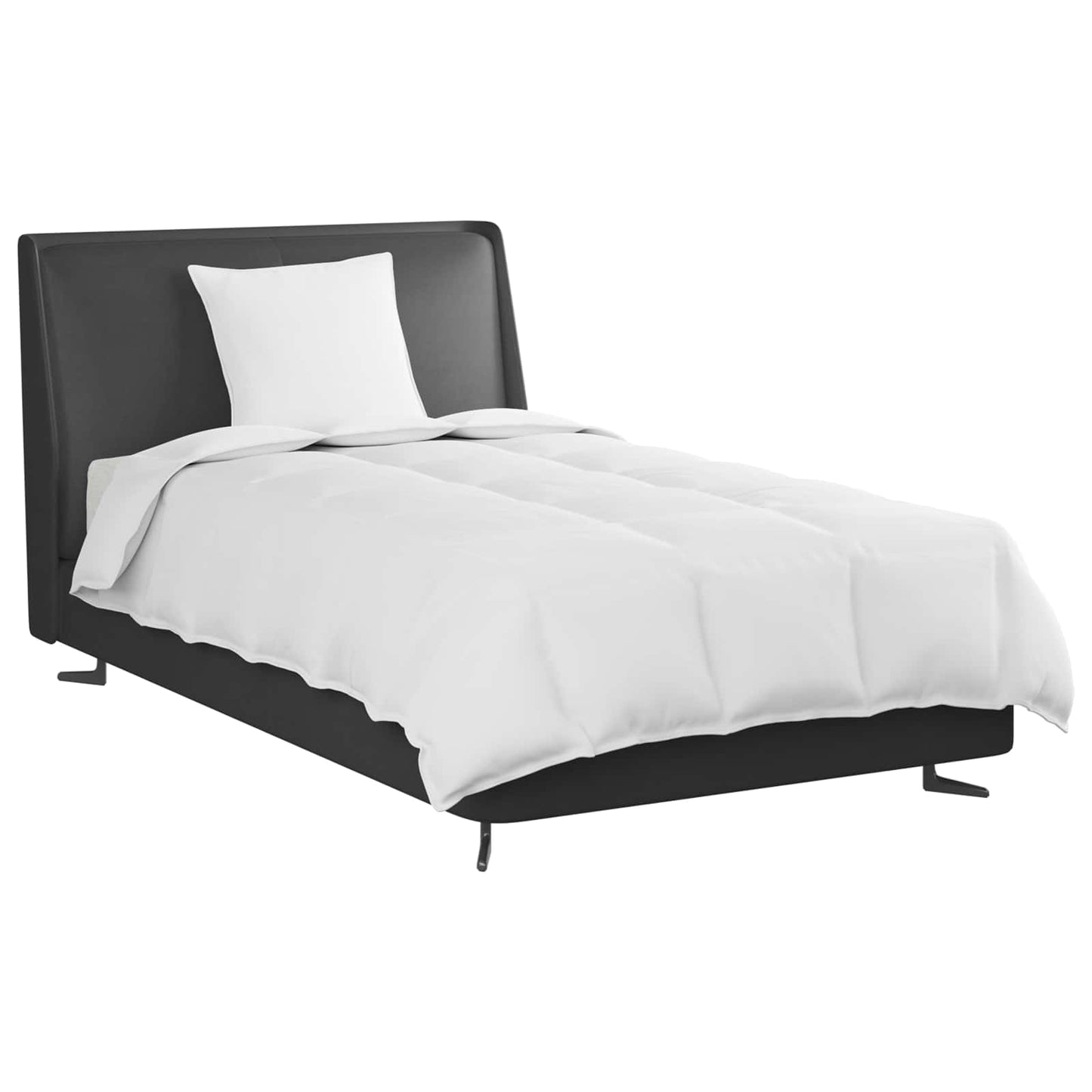 Duvet 2-in-1 con cuscino 2 pcs Bianco Piuma d'anatra | homemem39