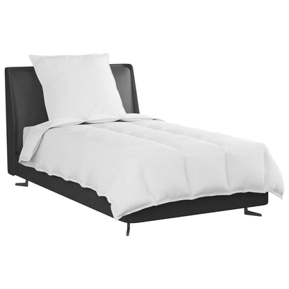 Duvet 2-in-1 con cuscino 2 pcs Bianco Piuma d'anatra | homemem39