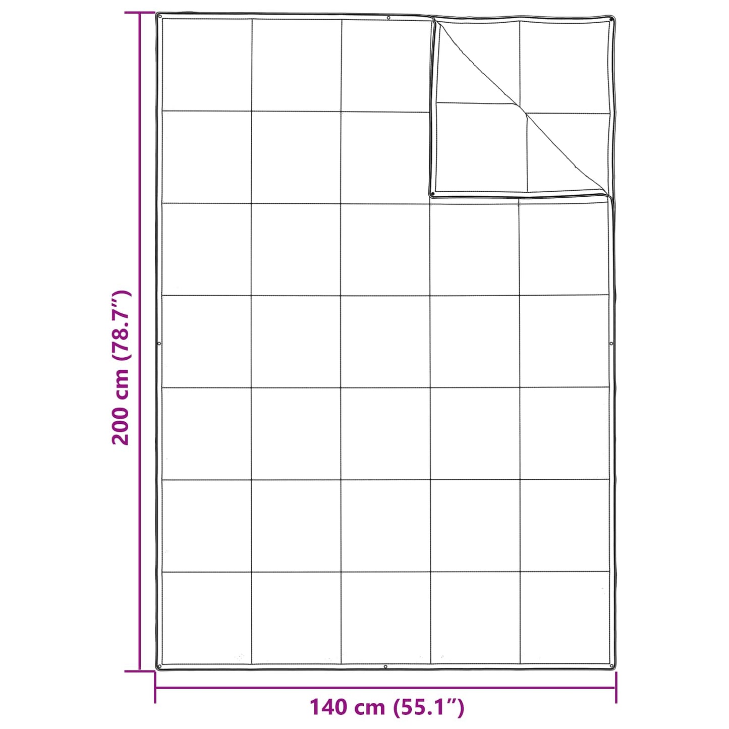 Duvet 2-in-1 con cuscino 2 pcs Bianco Piuma d'anatra