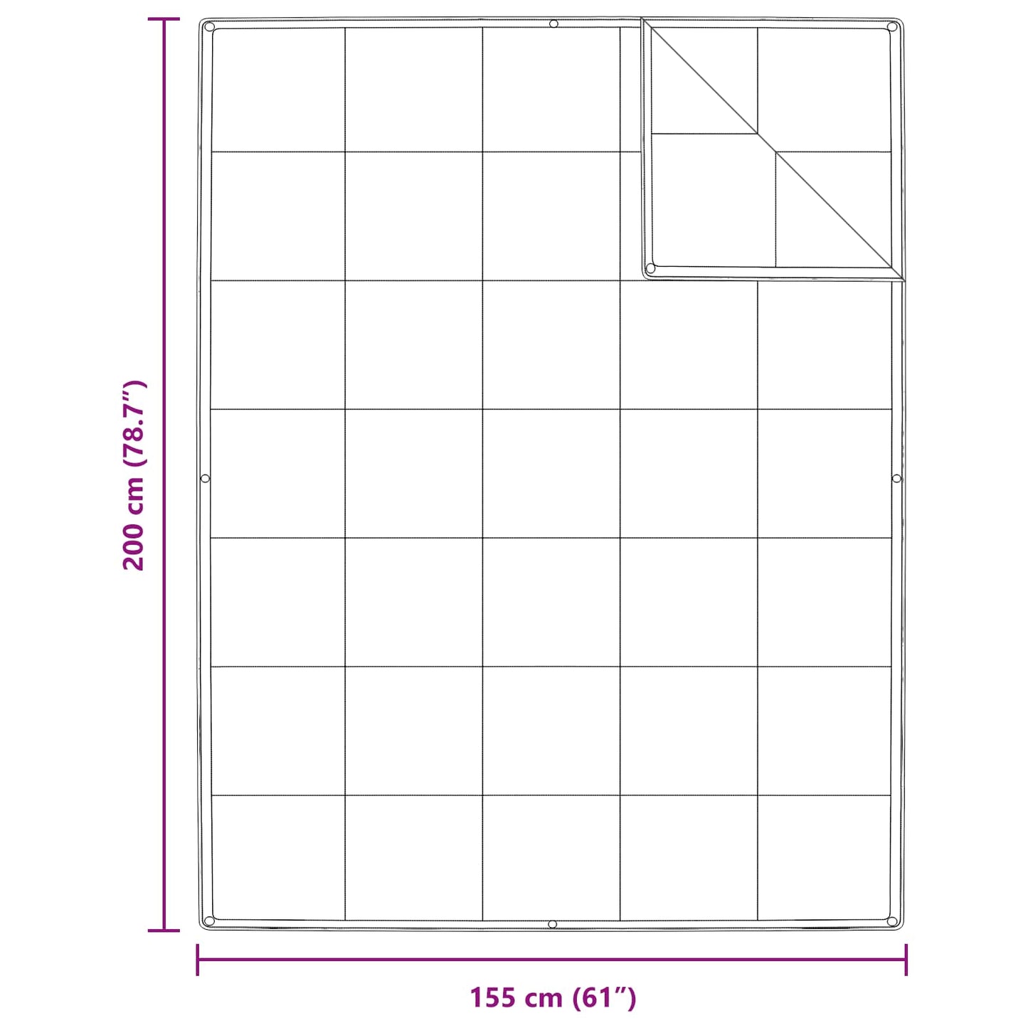 Duvet 2-in-1 con cuscino 2 pcs Bianco Piuma d'anatra