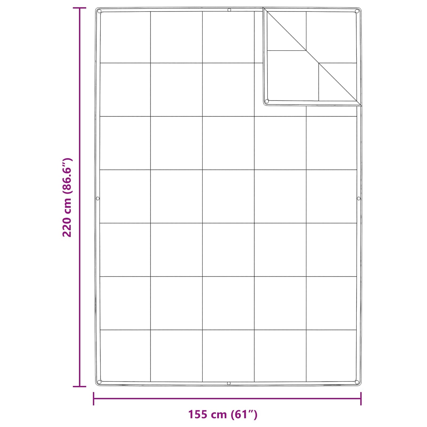 Duvet 2-in-1 con cuscino 2 pcs Bianco Piuma d'anatra