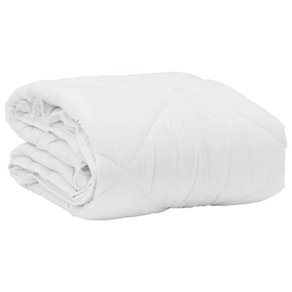 Duvet Estivo con cuscino 2 pcs Bianco Microfibra