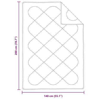 Duvet per Tutte le Stagioni con cuscino 2 pcs Bianco Microfibra | homemem39