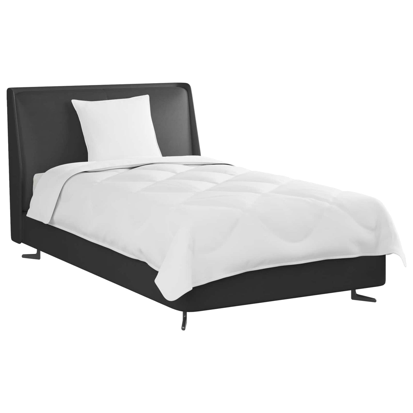 Duvet per Tutte le Stagioni con cuscino 2 pcs Bianco Microfibra | homemem39