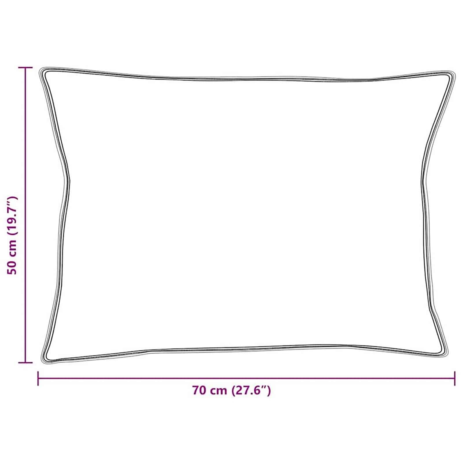 Duvet per Tutte le Stagioni con cuscino 2 pcs Bianco Microfibra | homemem39