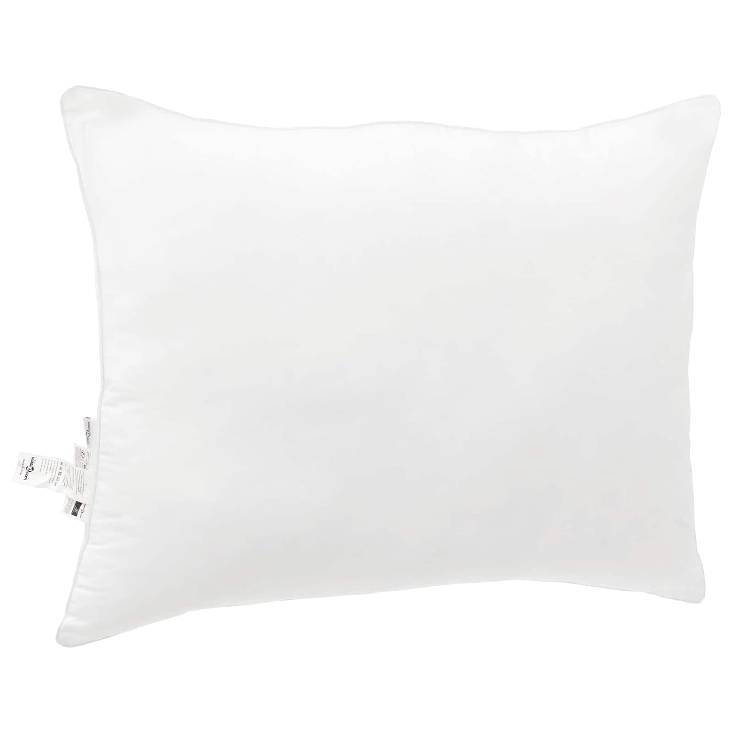 Piumone con cuscino 2 pcs Bianco Microfibra