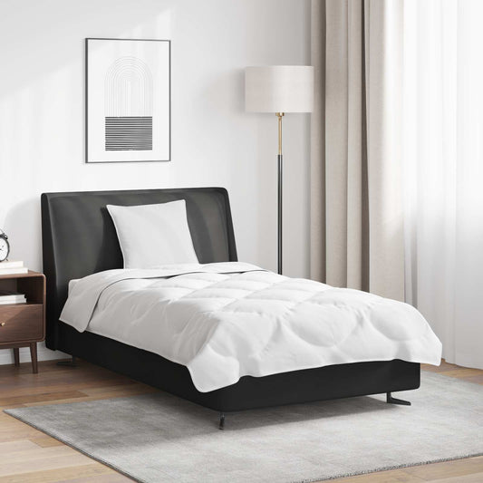 Set di Piumoni con cuscino 2 pcs Bianco Microfibra