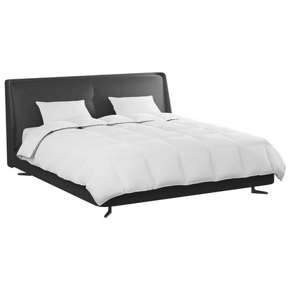 Duvet Invernale con cuscino 3 pcs Bianco Piuma d'anatra