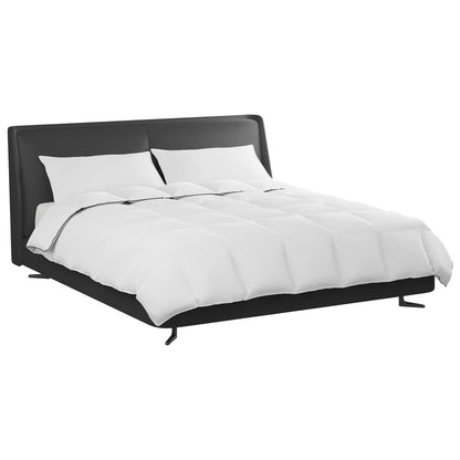 Duvet Invernale con cuscino 3 pcs Bianco Piuma d'anatra