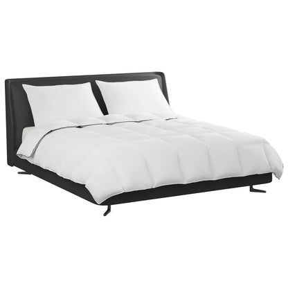 Duvet Invernale con cuscino 3 pcs Bianco Piuma d'anatra