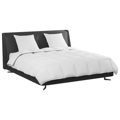 Duvet Invernale con cuscino 3 pcs Bianco Piuma d'anatra