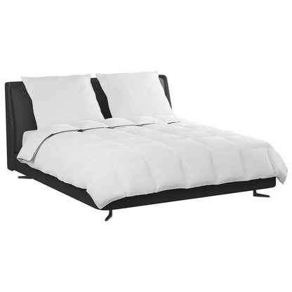 Duvet Invernale con cuscino 3 pcs Bianco Piuma d'anatra