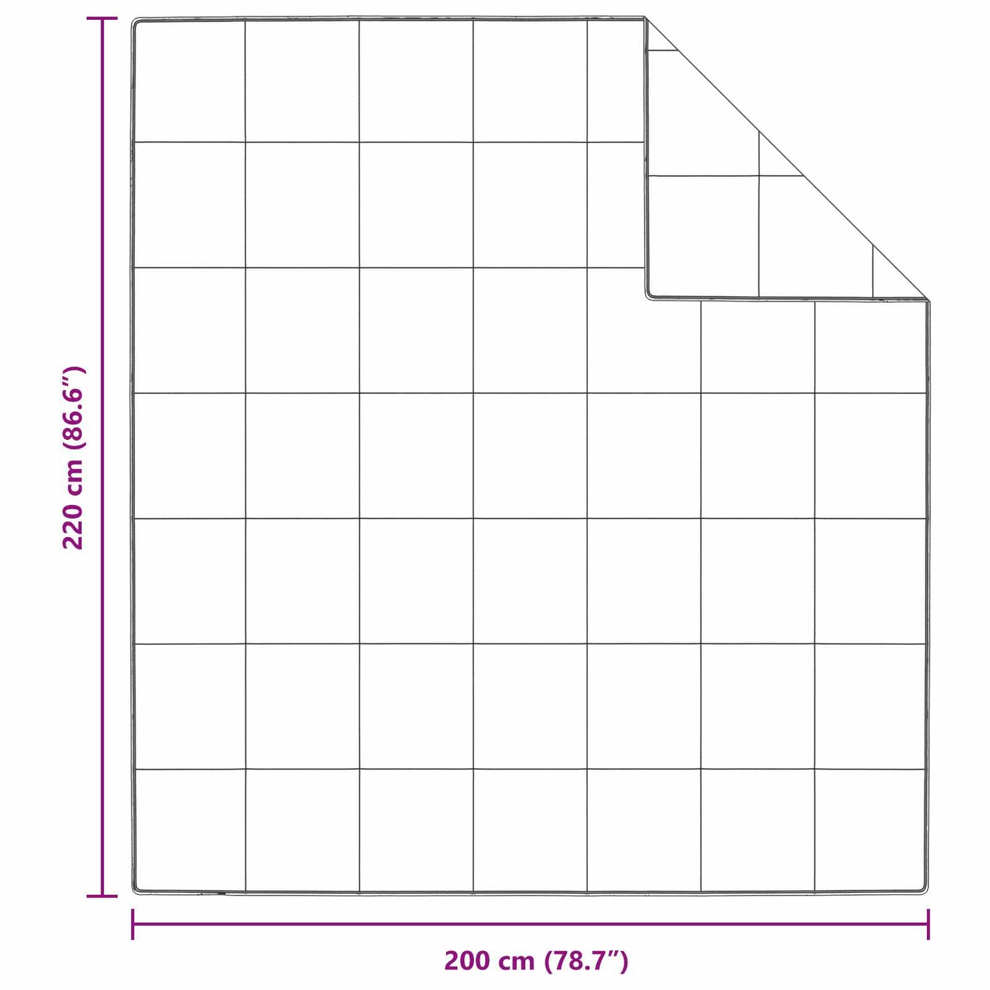 Duvet Invernale con cuscino 3 pcs Bianco Piuma d'anatra