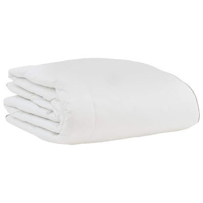 Duvet Invernale con cuscino 3 pcs Bianco Piuma d'anatra