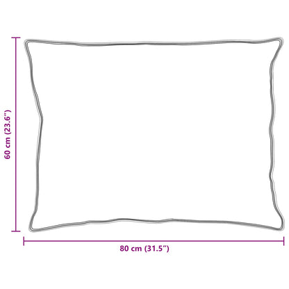 Duvet Invernale con cuscino 3 pcs Bianco Piuma d'anatra