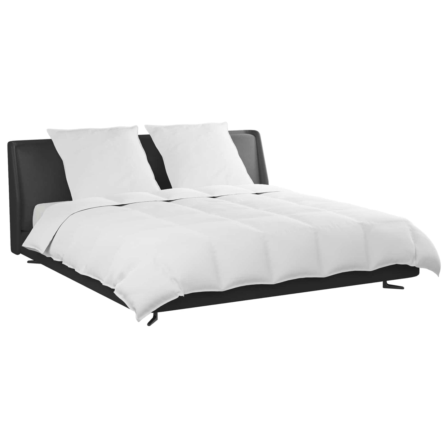 Set di Piumoni con cuscino 3 pcs Bianco Piuma d'anatra