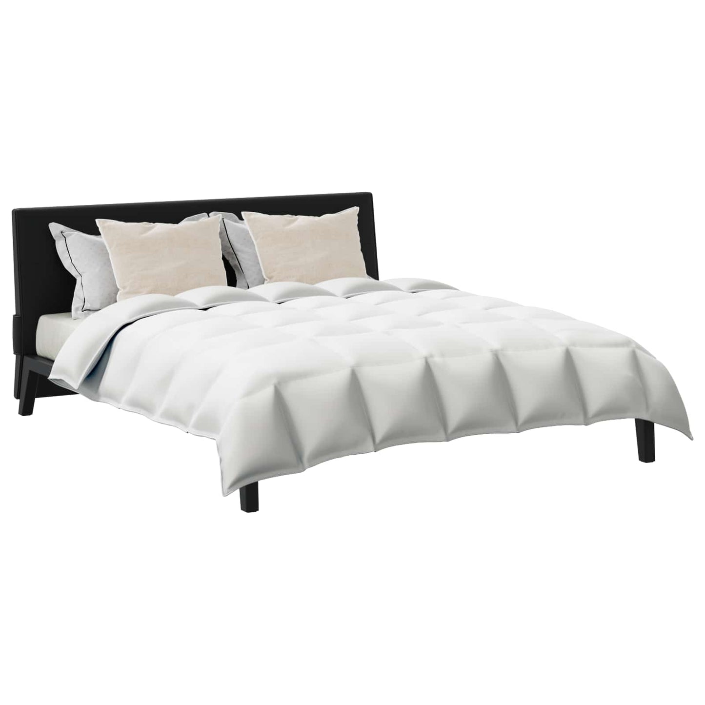 Set di Piumoni con cuscino 3 pcs Bianco Piuma d'anatra | homemem39