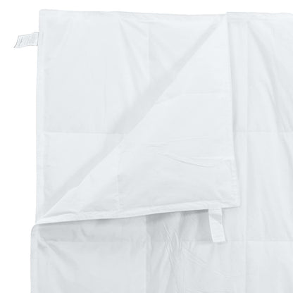 Set di Piumoni con cuscino 3 pz Bianco Piuma d'anatra