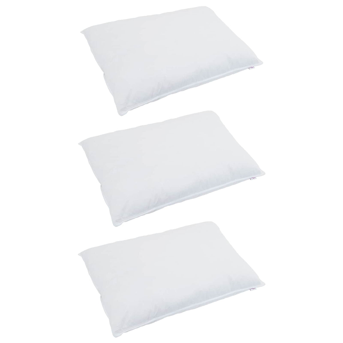 Set di Piumoni con cuscino 3 pz Bianco Piuma d'anatra