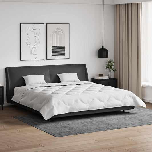 Duvet Estivo con cuscino 3 pcs Bianco Microfibra