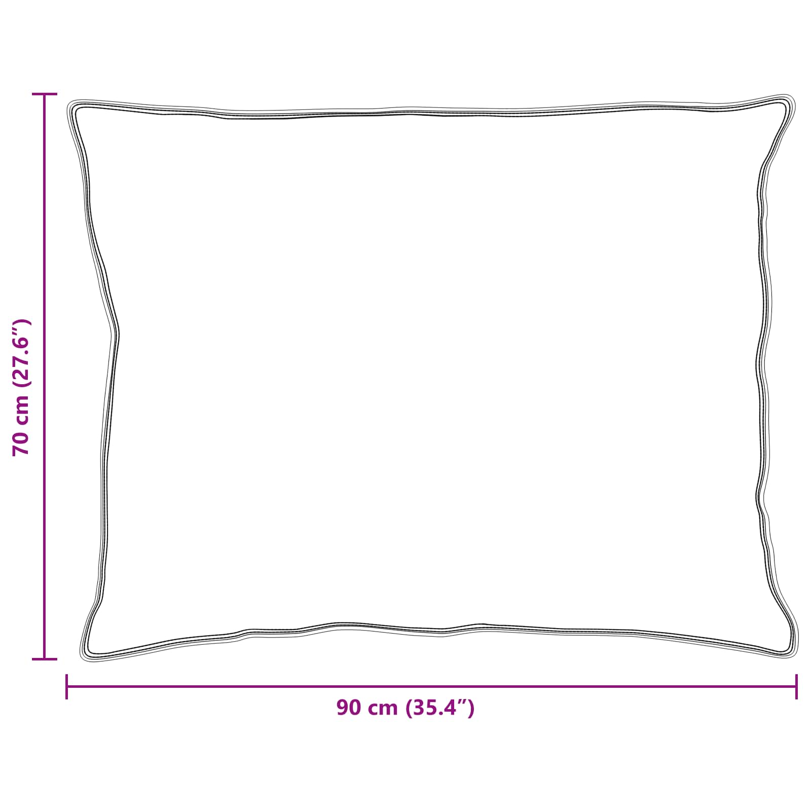 Duvet Estivo con cuscino 3 pcs Bianco Microfibra | homemem39