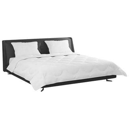 Duvet Estivo con cuscino 3 pcs Bianco Microfibra