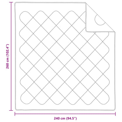 Duvet Estivo con cuscino 3 pcs Bianco Microfibra