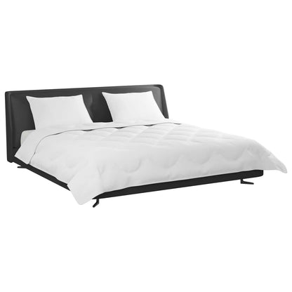 Piumone con cuscino 3 pcs Bianco Microfibra