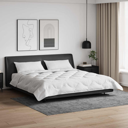 Piumone con cuscino 3 pcs Bianco Microfibra