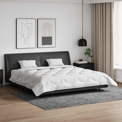 Piumone con cuscino 3 pcs Bianco Microfibra