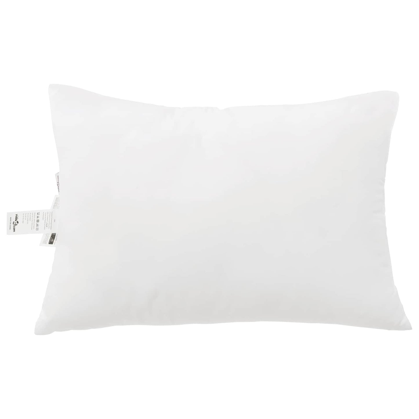 Piumone con cuscino 3 pcs Bianco Microfibra