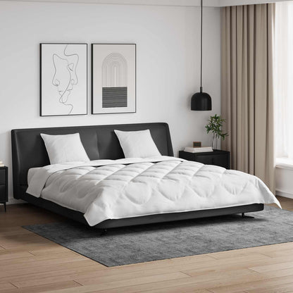 Piumone per tutte le stagioni 3 pcs Bianco Microfibra