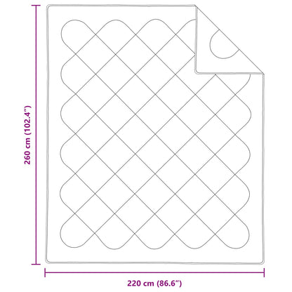 Duvet Invernale con cuscino 3 pcs Bianco Microfibra