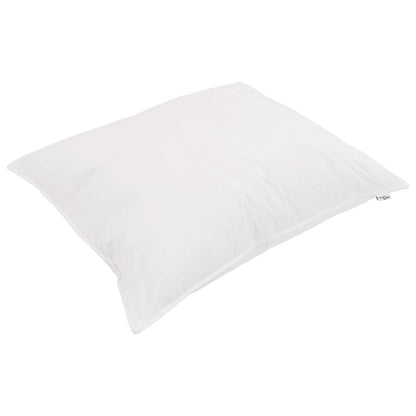 Duvet Invernale con cuscino 3 pcs Bianco Microfibra