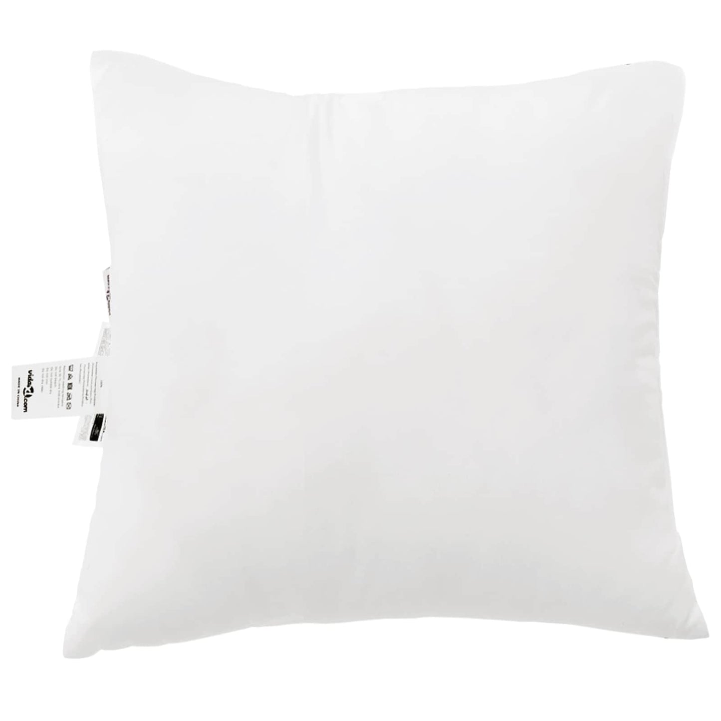 Piumone con Cuscini 3 pcs Bianco Microfibra e Piuma d'Oca
