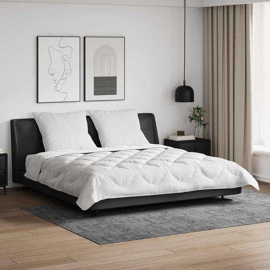 Set di Piumoni 3 pcs Bianco Microfibra e Piuma d'Oca