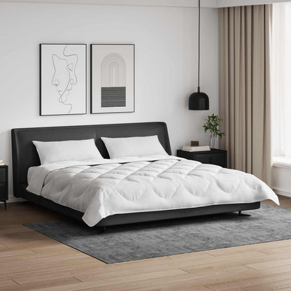 Piumone con Cuscini con cuscino 3 pcs Bianco Microfibra