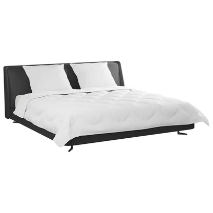 Piumone con Cuscini con cuscino 3 pcs Bianco Microfibra