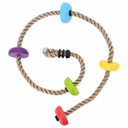 Fune da arrampicata Multicolore 10,5 x 10,5 x 201 cm Poliestere | homemem39