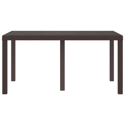 Tavolo da Pranzo da Giardino Marrone 150 x 100 x 73 cm