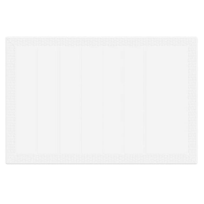 Tavolo da Pranzo da Giardino Bianco 150 x 100 x 73 cm