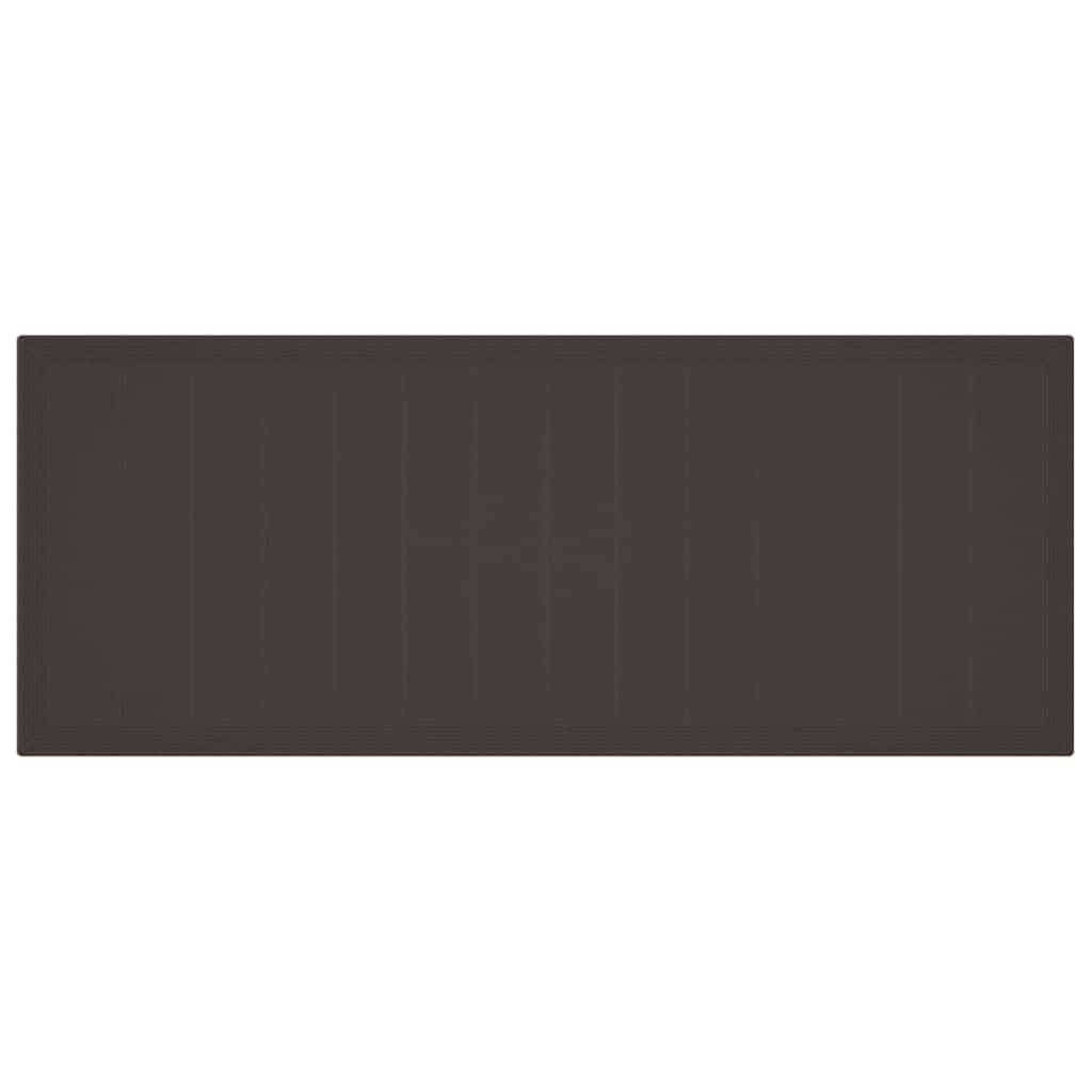 Tavolo da Pranzo da Giardino Marrone 250 x 100 x 73 cm