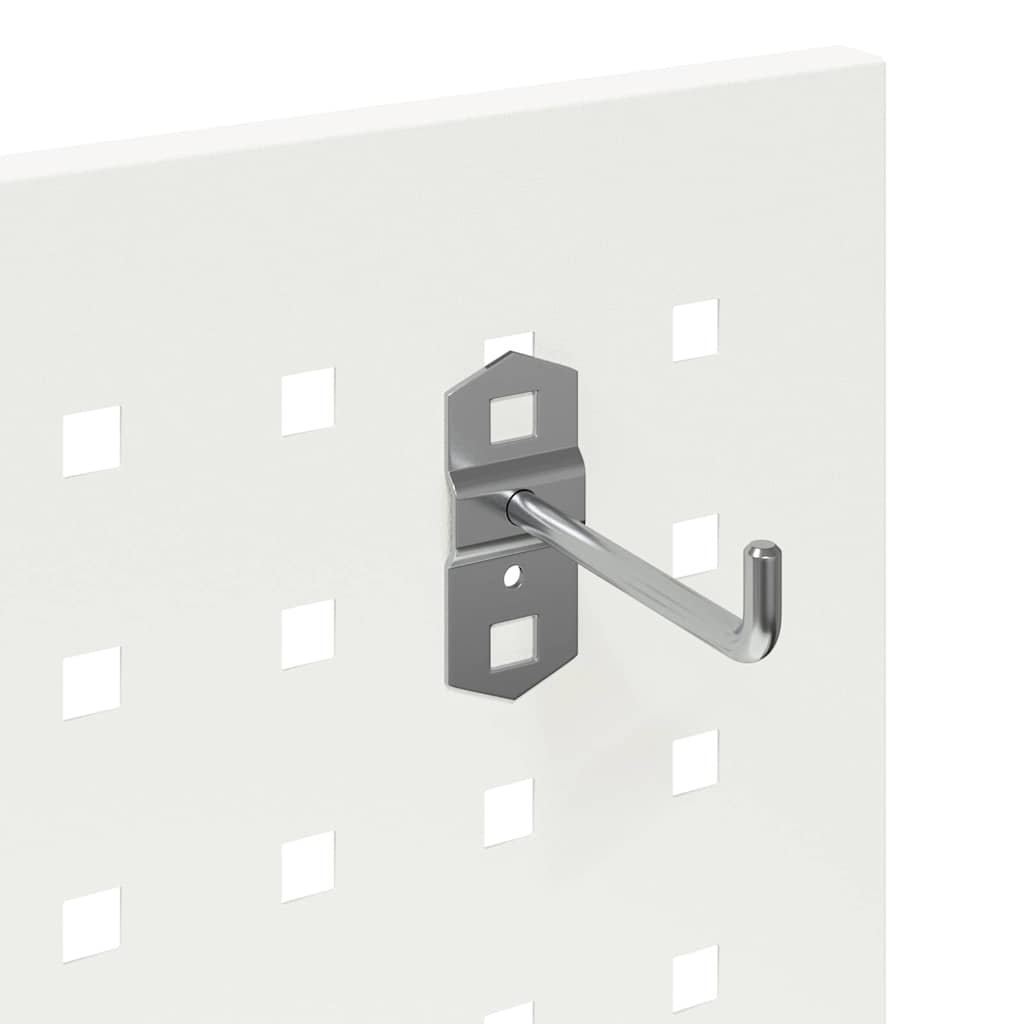 Carrello per Attrezzi con lo scaffale Bianco 65 x 35 x 111 cm