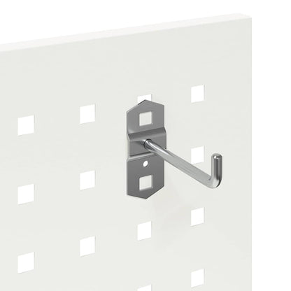 Carrello per Attrezzi con lo scaffale Bianco 65 x 35 x 111 cm