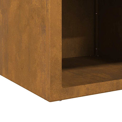 Focolare Ruggine 50 x 50 x 40 cm acciaio corten