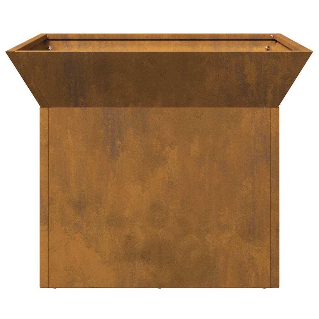 Focolare Ruggine 50 x 50 x 40 cm acciaio corten