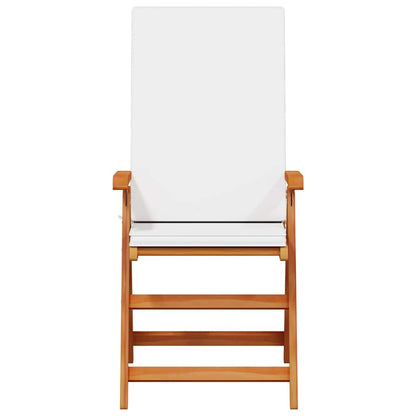 Sedia da Giardino 8 pcs Marrone e bianco 57 x 71.5 x 104 cm